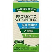 Nature's Truth Probiotic Acidophilus 500 Million, 100 Count