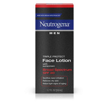 Neutrogena Men Triple Protect Face Lotion With Sunscreen, 1.7oz