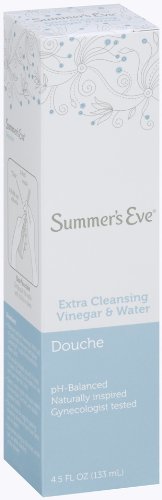 Summer's Eve Douche Extra Cleansing Vinegar and Water Cleanser, 4.5 Ounce