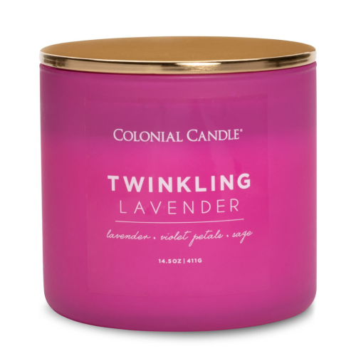 Colonial Candle Twinkling Lavender, 14.5oz