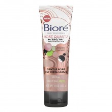 Biore Rose Quartz Charcoal Gentle Pore Refining Scrub, 4oz