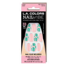 L.A Colors Nail Vibe Designer Artificial Nail Tip - Free Spirited