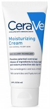 CeraVe Moisturizing Cream | 1.89 Ounce | Travel Size Face and Body Moisturizer for Dry Skin , Ivory