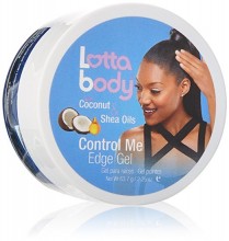 Lotta Body Coconut Shea Oils Control Me Edge Gel, 2.25 Oz