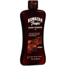 Hawaiian Tropical Dark Tanning Oil, 8 oz