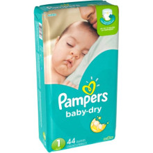 Pampers Baby Dry Diapers Size 1 Jumbo Pack, 44 ea