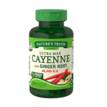 Nature's Truth Ultra Max Cayenne w/ Ginger Root, 100 caps