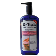 Dr Teal's Restore & Replenish Pink Himalayan Body Wash, 24 oz