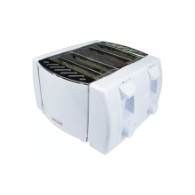 Brentwood 4 Slice Toaster {White/Silver)
