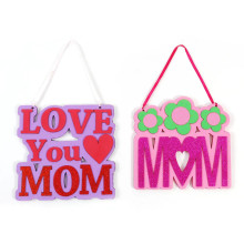Mother's Day Glitter Foam Typography Sign by FLOMO