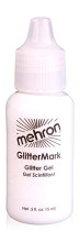 Mehron Face & Body Glitter Mark Crytal White