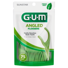 GUM Angled Flossers, 75 ct