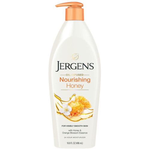Jergens Oil-Infused Nourishing Honey Lotion, 16.8oz