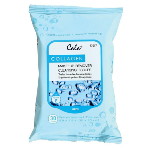Cala Collagen Make-Up Remover Cleansing Tissues