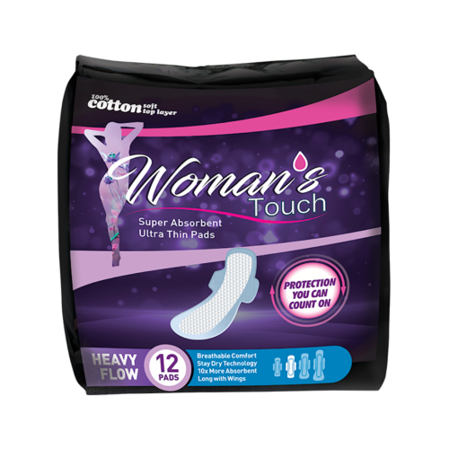 Woman's Touch Super Absorbent Ultra thin Pads , Heavy Flow