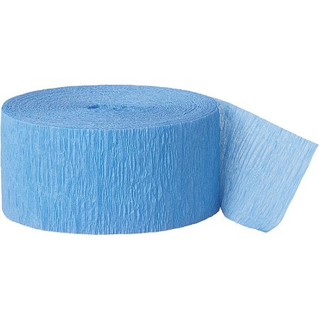Blue Crepe Paper Crepe Paper Streamer