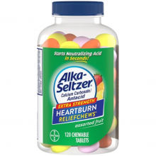 Alka-Seltzer Extra Strength Heart Burn Relief Chews, 120 tablets
