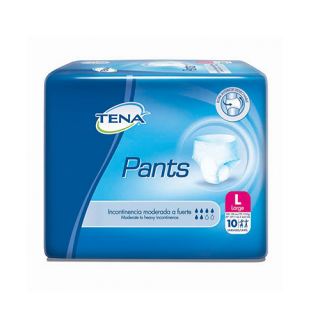 Tena Large Adult Pants Moderate To Heavy Incontinence, 10's