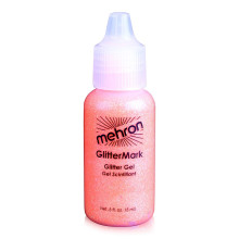 Mehron Face & Body Makeup GlitterMark (.5 oz) (Orange)