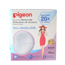 Pigeon Honeycomb Breast Pads, 36 pcs