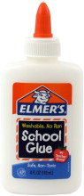 Elmer's Washable No-Run School Glue E304, 4 oz Bottle
