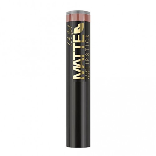 L.A. Girl Matte Flat Velvet Lipstick, Snuggle, 0.1 Ounce