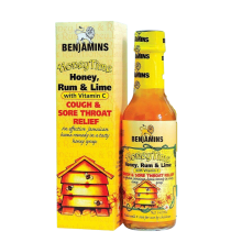 Benjamins Honey, Rum & Lime w Vitamin C: Cough & Sore Throat Relief