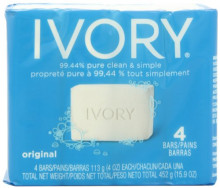 Ivory Bath Soap Orig 4 Bars
