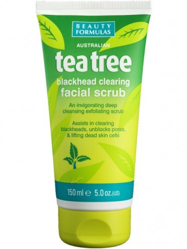 Tea Tree Blackhead Clearing Facial Scrub Deep Cleansing, 150ml