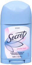 Secret Anti-Perspirant Deodorant Solid Powder Fresh, 1.70 oz