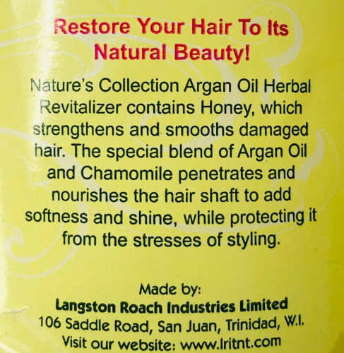Nature's Collection Argan Oil Herbal Revitalizer, 7.6oz