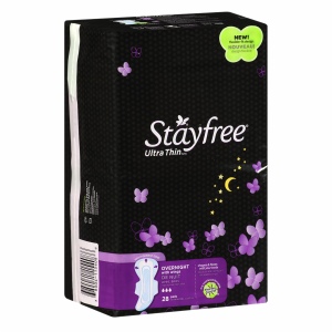 Stayfree Ultra Thin Pads With Wings, 28'S