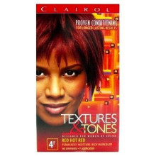 Clairol Professional Textures and Tones Permanent Hair Color, Red Hot Red