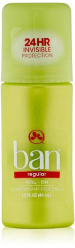 Ban Roll-On Antiperspirant & Deodorant, Regular (44ml)
