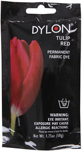 Dylon Permanent Fabric Dye, 1.75Oz, Tulip Red