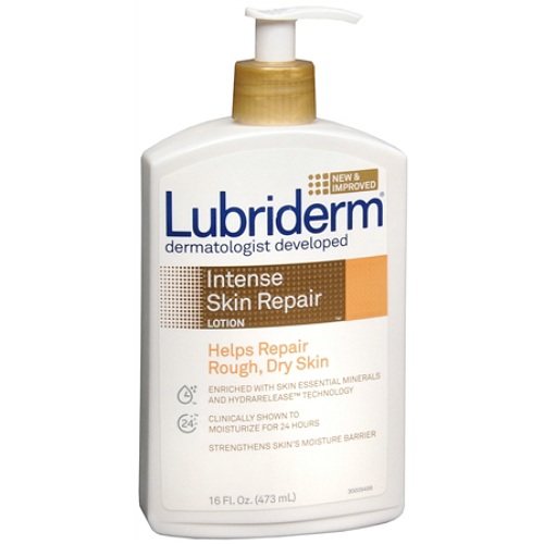 Lubriderm Intense Skin Repair Body Lotion 16 fl oz (4Lubriderm 73 ml)