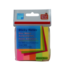 Office Works Sticky Notes, 500 sheets