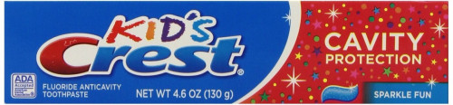Crest Kid's Crest, Fluoride Anticavity Toothpaste, Sparkle Fun Flavor, 4.6-Ounce