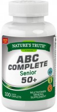 Nature's Truth ABC Complete Senior 50+ Multivitamin, 100 ct