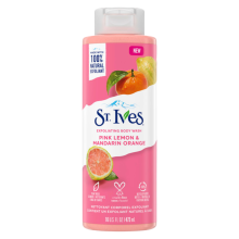 St. Ives Exfoliating Body Wash: Pink Lemon & Mandarin Orange, 16oz