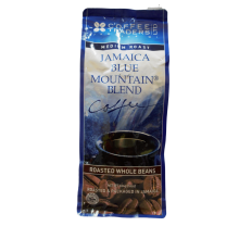 Coffee Traders Medium Roast Jamaica Blue Mountain Blend Coffee: Roasted Whole Beans, 16oz