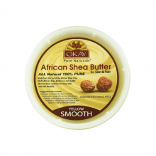 Okay Yellow African Shea Butter (Solid), 8 oz