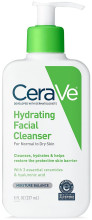 CeraVe Hydrating Face Wash 8 Fluid Ounce for Dry Skin