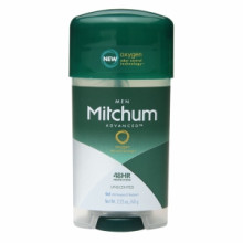 Mitchum Men Advanced Gel Anti-Perspirant & Deodorant, Unscented 2.25 oz (63 g)