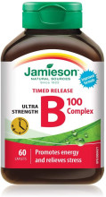 Jamieson B Complex 100 mg Timed Release, 60 caplets