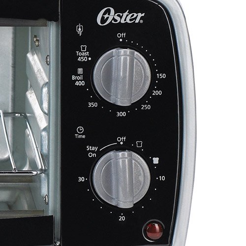 Oster 4-Slice Toaster Oven, Black