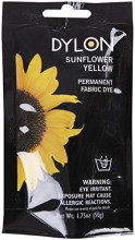 Dylon Permanent Fabric Dye, 1.75Oz, Sunflower Yellow