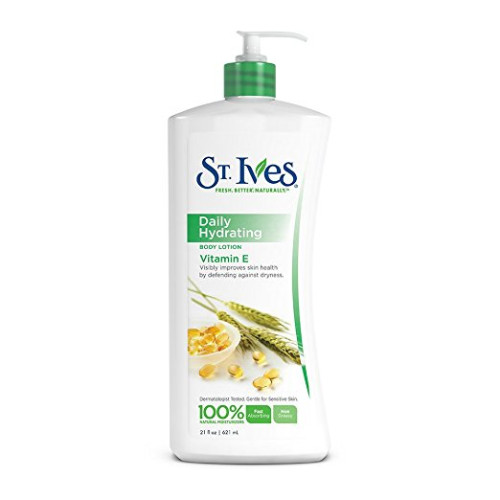 St. Ives Daily Hydrating Body Lotion, Vitamin E, 21oz