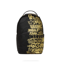 SprayGround Half Graff Gold Backpack