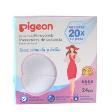 Pigeon Honeycomb Breast Pads, 24 pcs